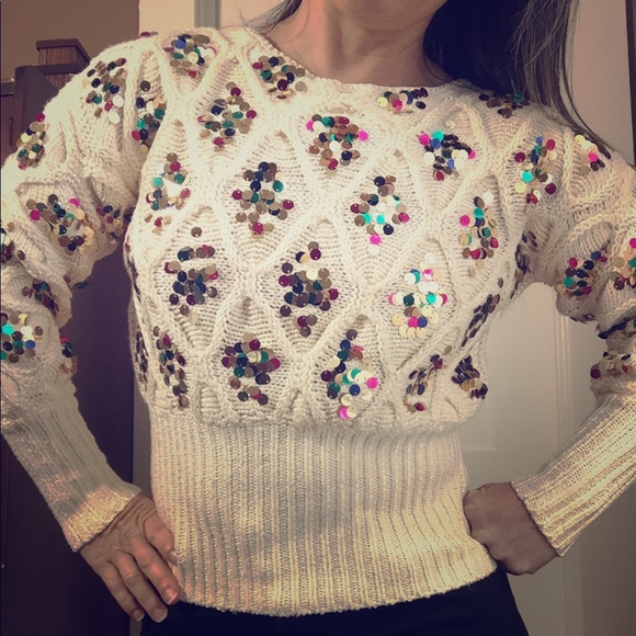 sequin sweater